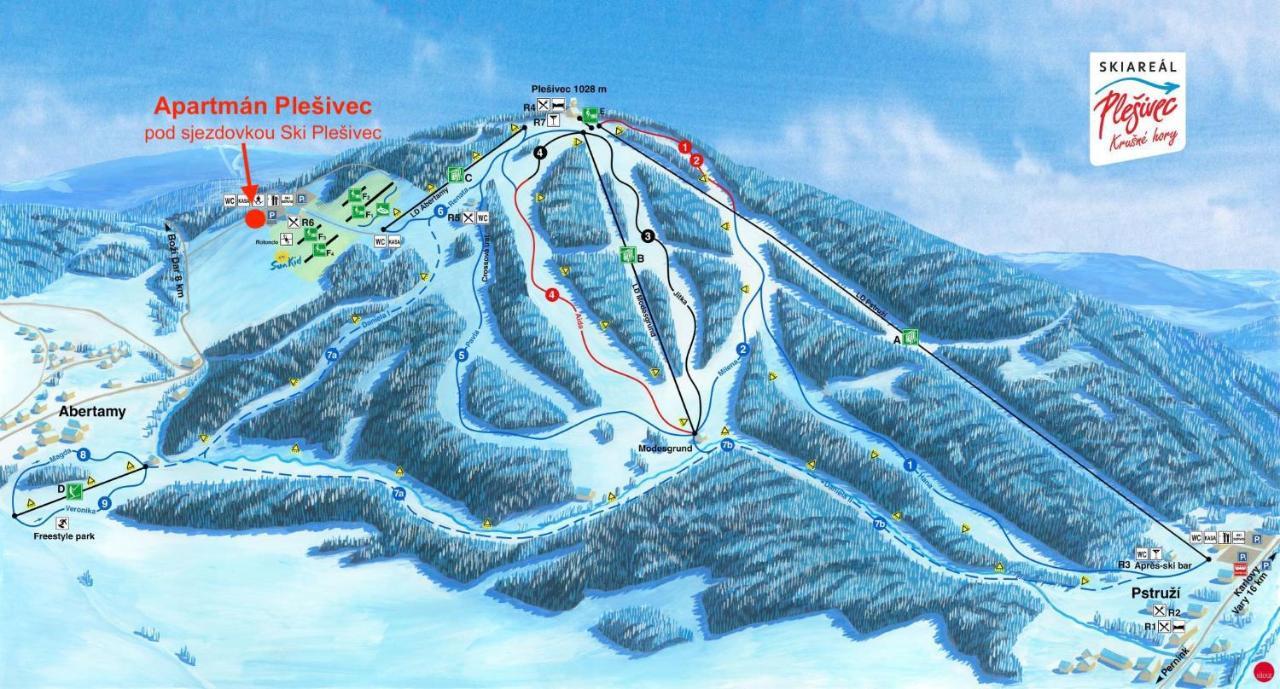 Apartman Ski Plesivec Abertamy Kültér fotó